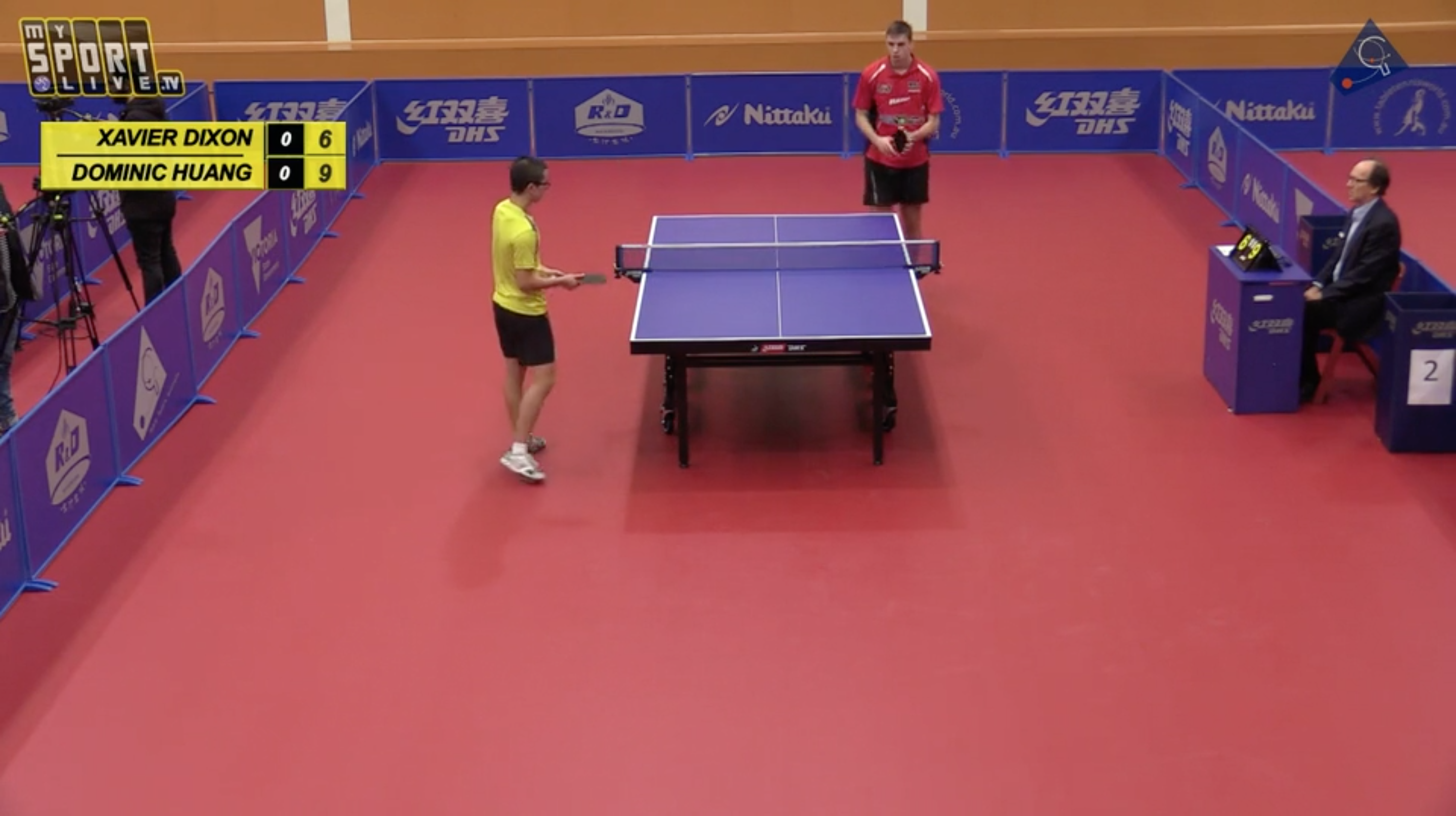 SAT - TABLE 1: Under 21's Singles Final