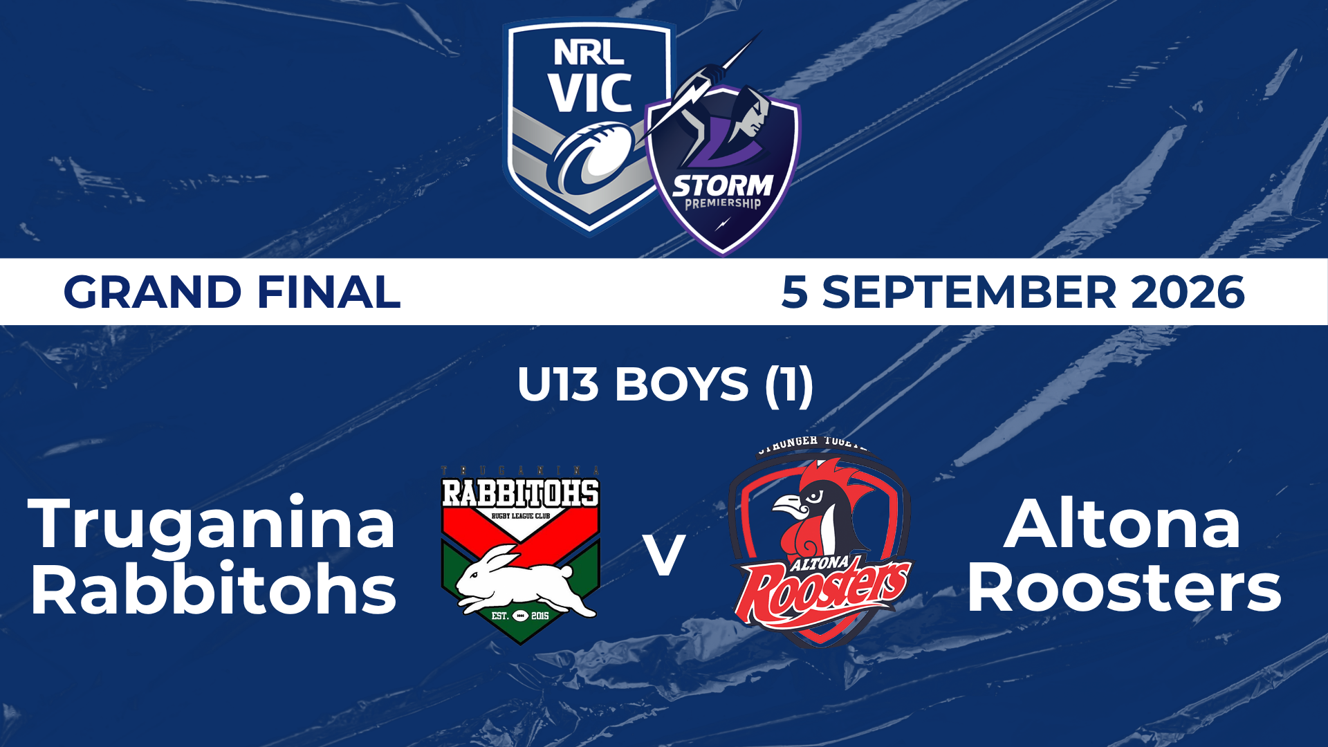 EXTRA TIME 2026 GF U13 (1) Truganina Rabbitohs V Altona Roosters