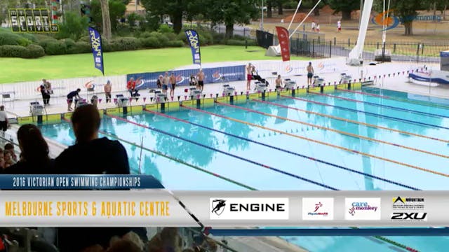 FRIDAY AM - 2016 Victorian Open Swimm...