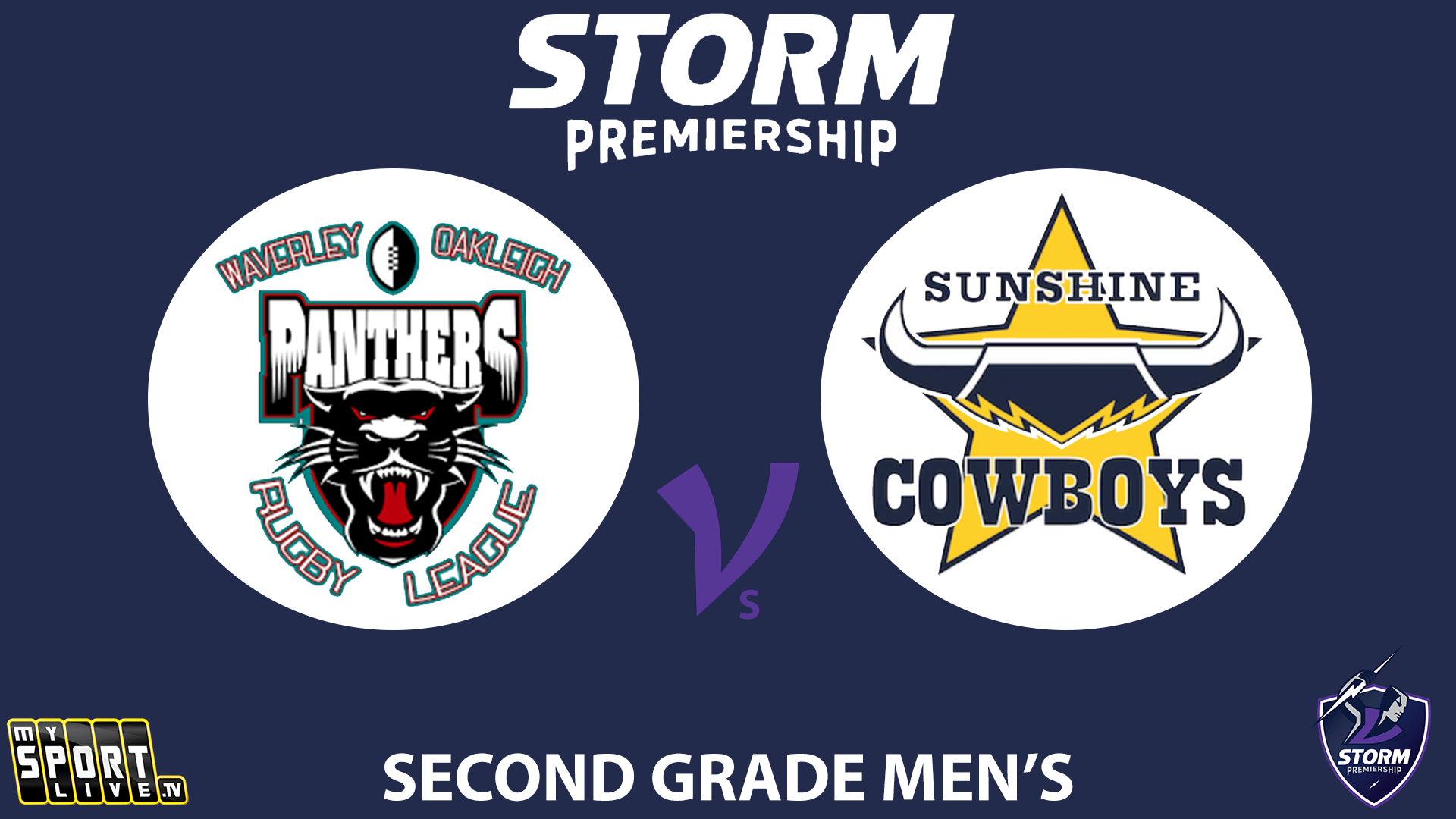 H2 2024 R16 Second Grade Men: Waverley Panthers vs. Sunshine Cowboys