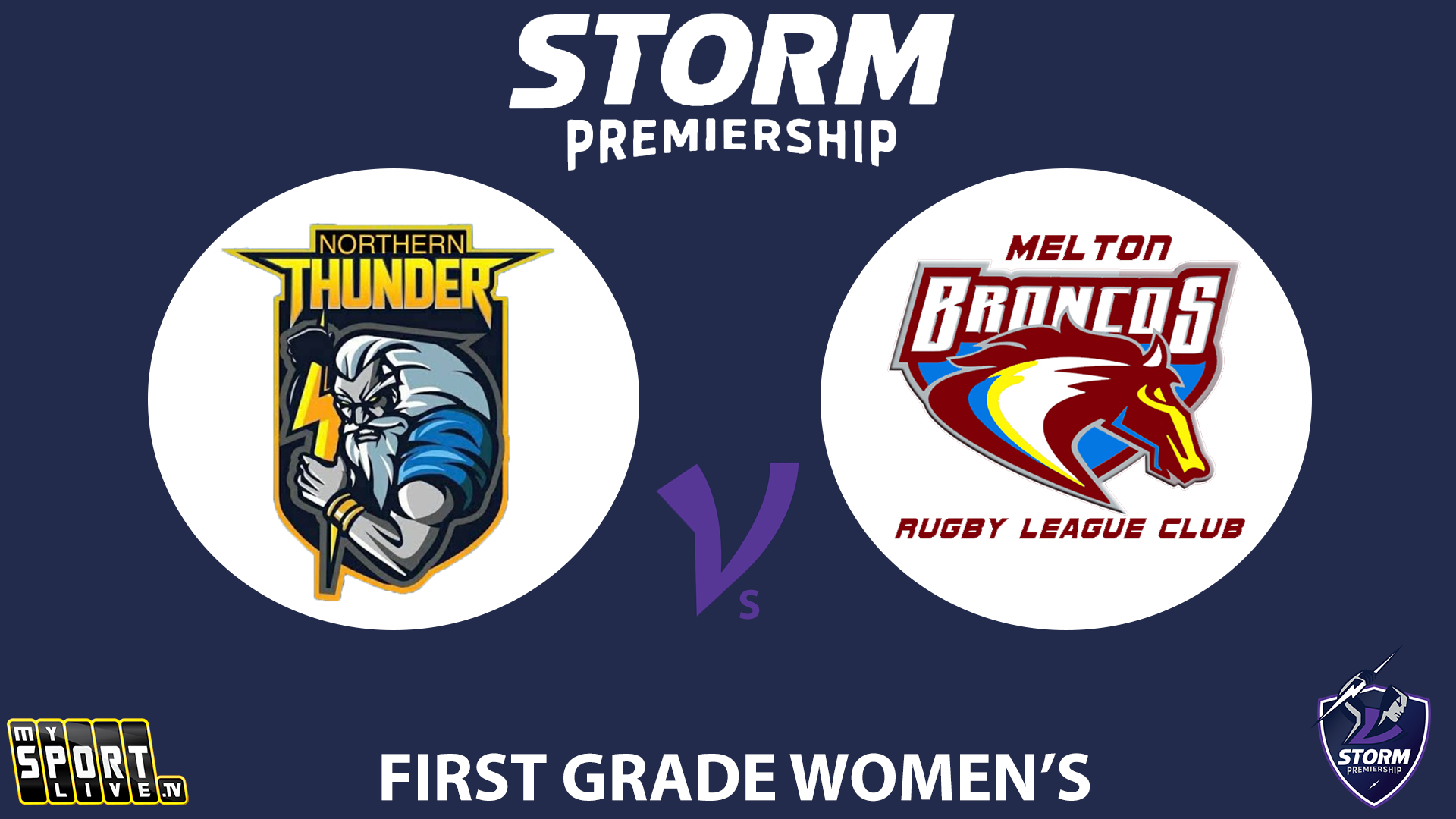 H2 2024 R10 First Grade Women's: Northern Thunder vs. Melton Broncos