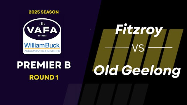 RD1 PREM B Fitzroy vs. Old Geelong