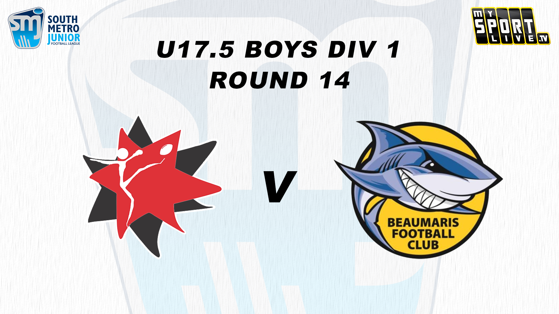 2025 SMJFL RD14 U17.5 Boys Div 1 AJAX vs. Beaumaris