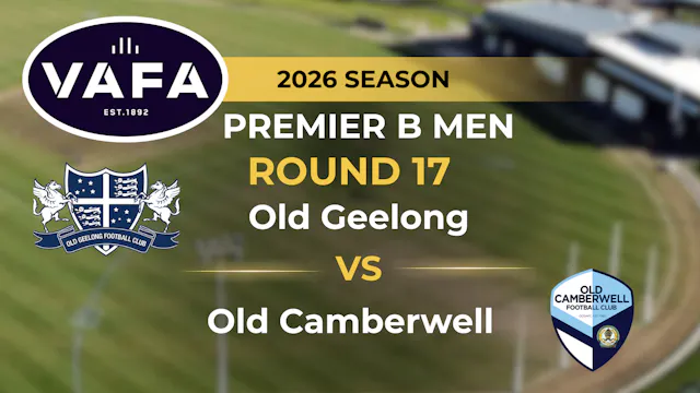 VAFA 2026 R17 PREM B Men's Old Geelon...
