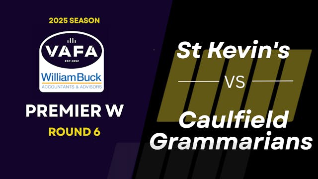 RD6 PREM W St Kevin's vs. Caulfield G...