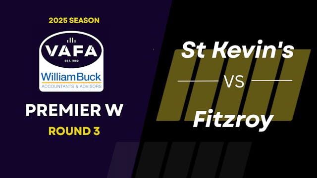 RD3 PREM W St Kevin's vs.Fitzroy