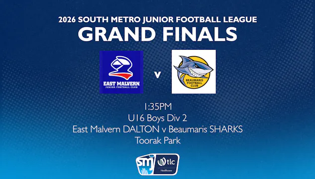 SMJFL GF: U16 Boys Div 1  - East Malv...
