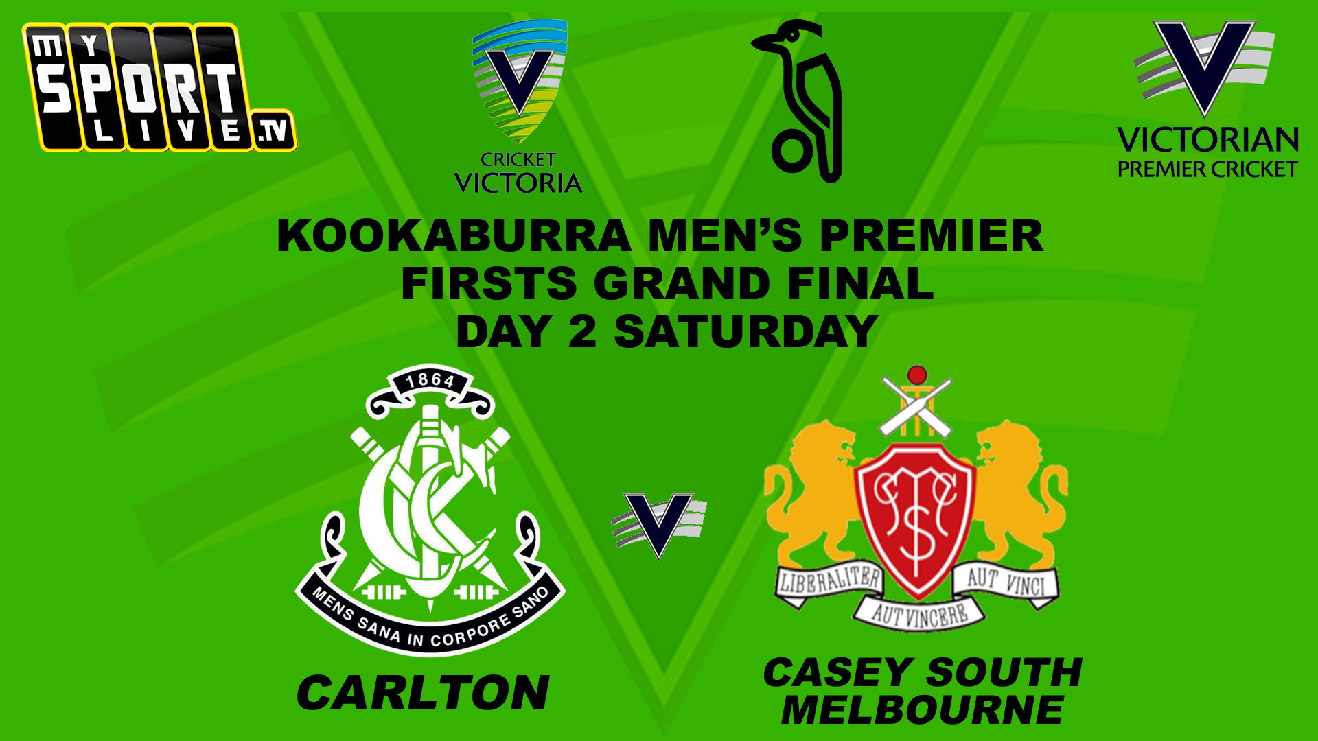 Kookaburra Men’s Premier Firsts Grand Final (Day 2 Saturday) - Carlton v Casey South Melbourne