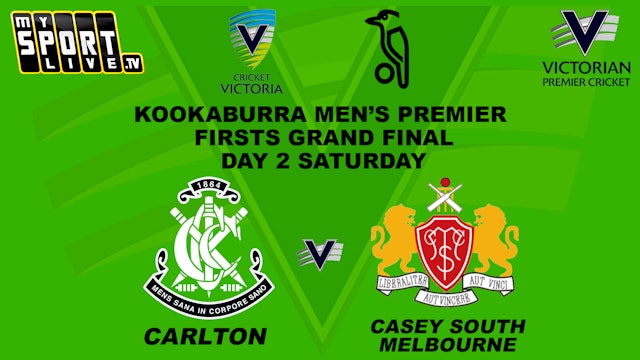 Kookaburra Men’s Premier Firsts Grand Final (Day 2 Saturday) - Carlton v Casey South Melbourne