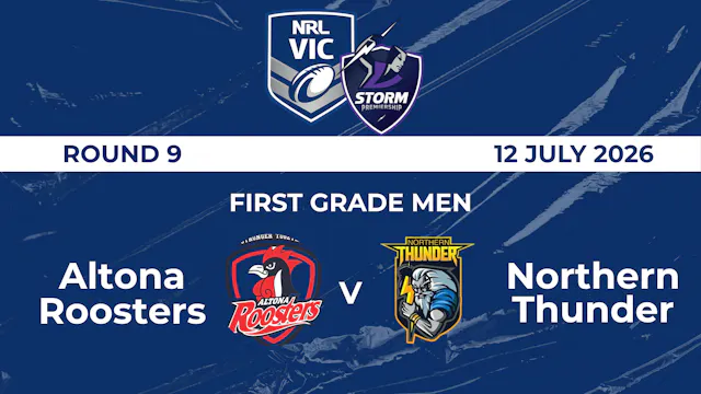 H1 2026 R9 First Grade Men Altona Roo...