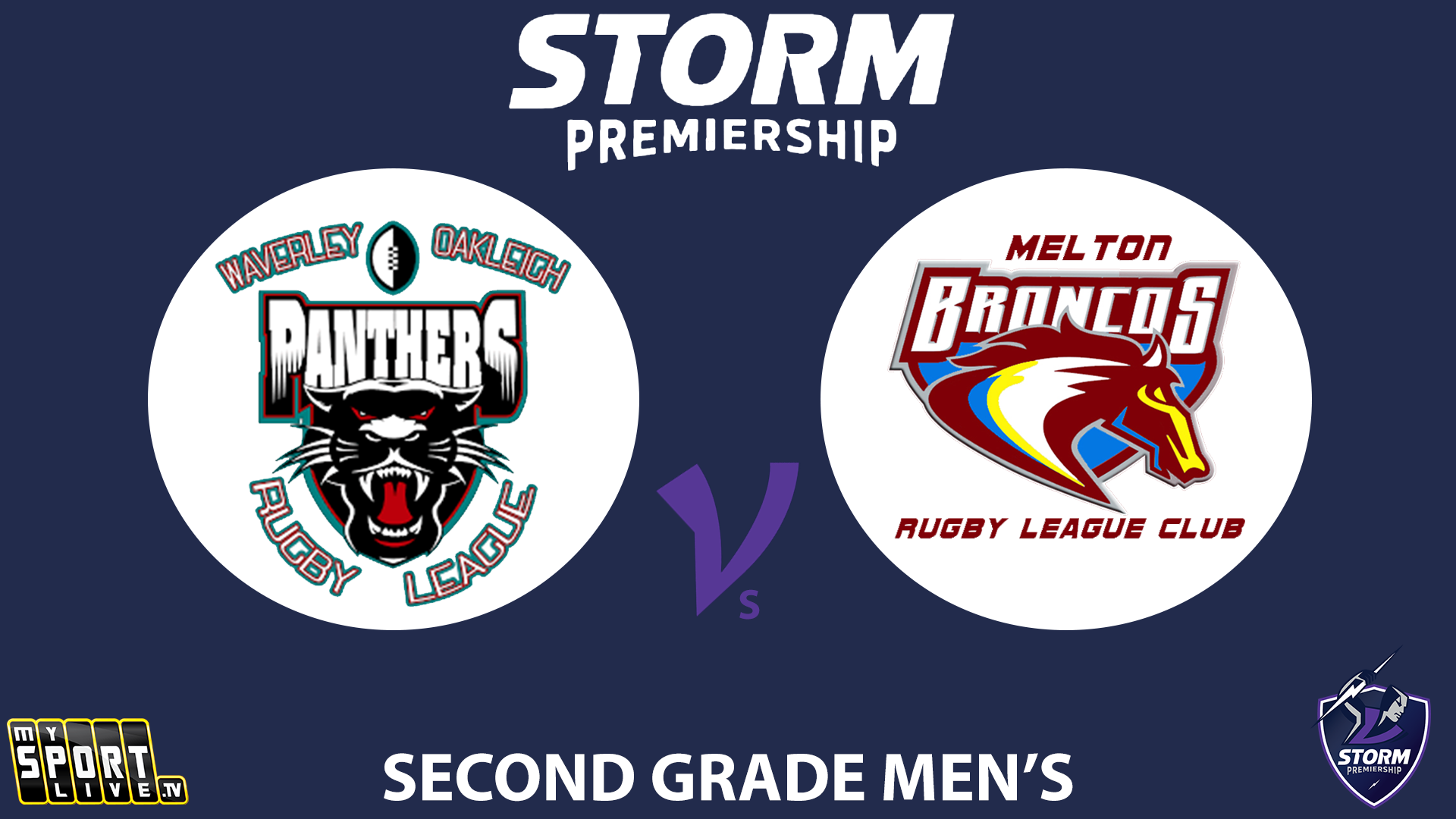 H1 2024 R6 Second Grade Men's: Waverley Panthers v Melton Broncos