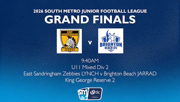 SMJFL GF: U11 Mixed Div 2 – East Sand...