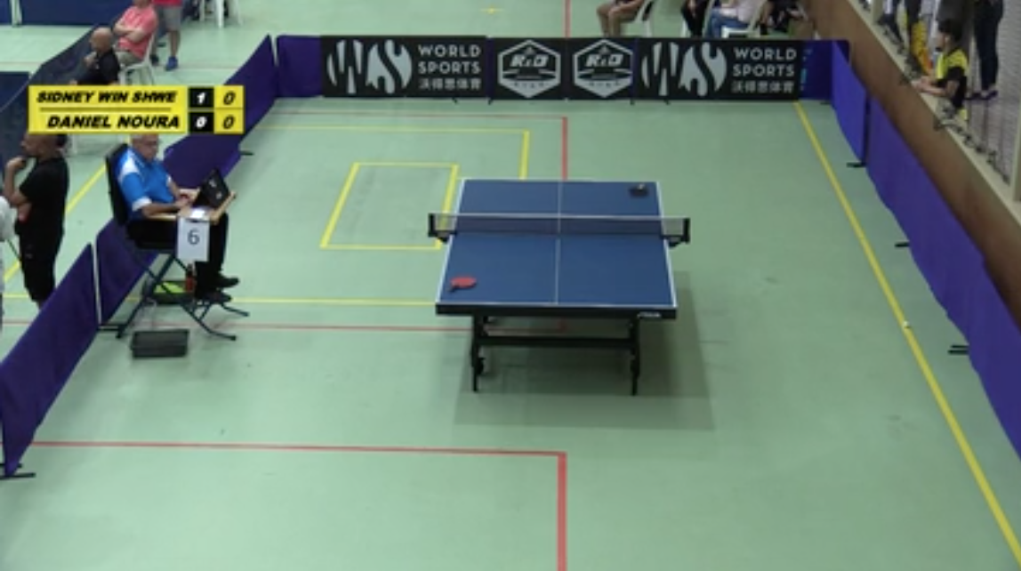 Sidney Win Shwe v Daniel Noura - U15 Boys' Singles Quarter Final
