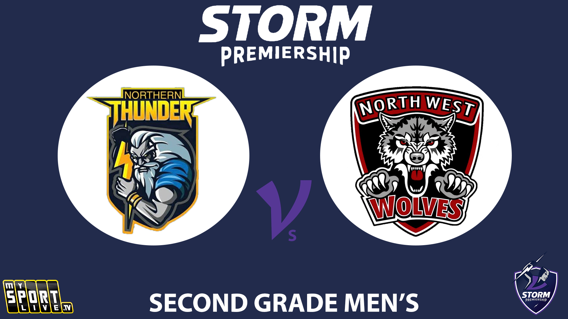 H1 2024 R2 Second Grade Men ’s Northern Thunder vs. North West Wolves