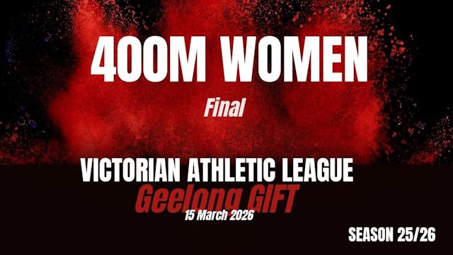 Geelong Gift - 400m Womens - Final