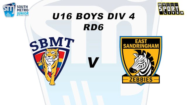 2024 SMJFL RD6 U16 Boys Div 4 SBMT v ...