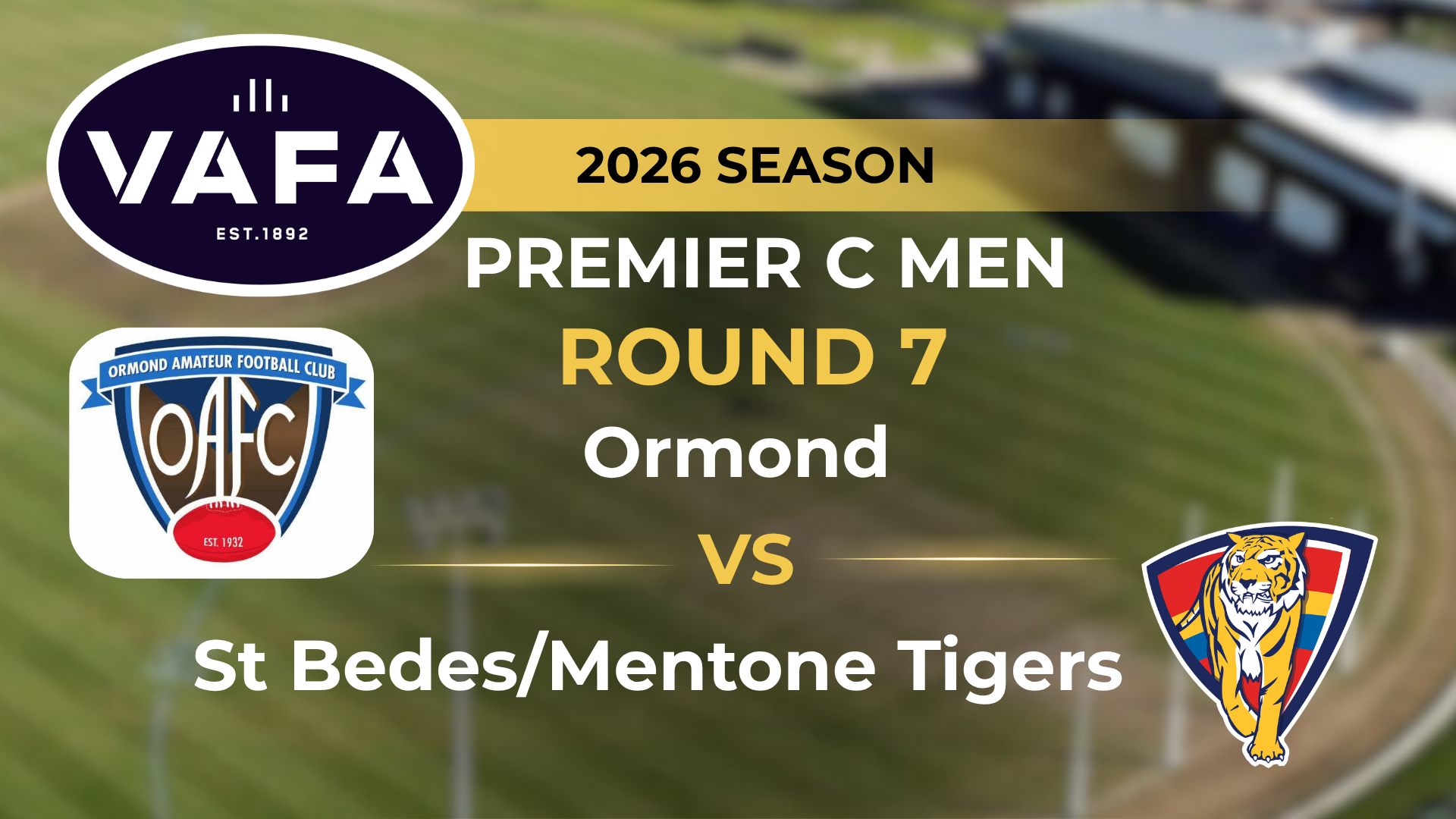 VAFA 2026 R7 PREM C Men's Ormond V SBMT