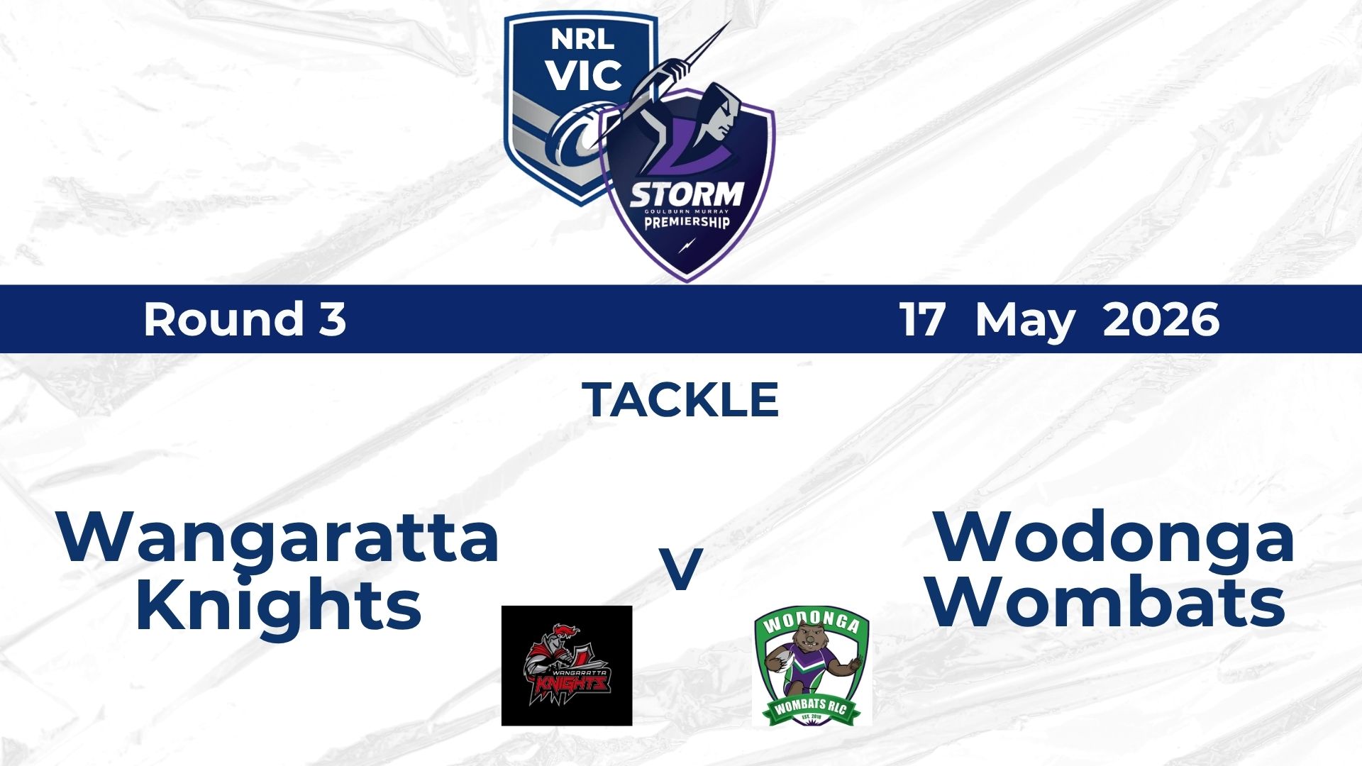 2026 GMSP - H1 Mens Wombats vs Knights TACKLE