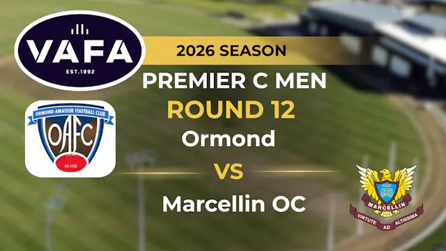 VAFA 2026 R12 PREM C Men's Ormond V M...