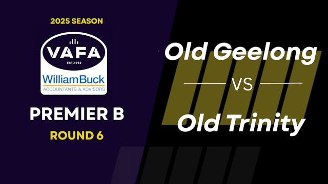 RD6 PREM B Old Geelong vs. Old Trinit...
