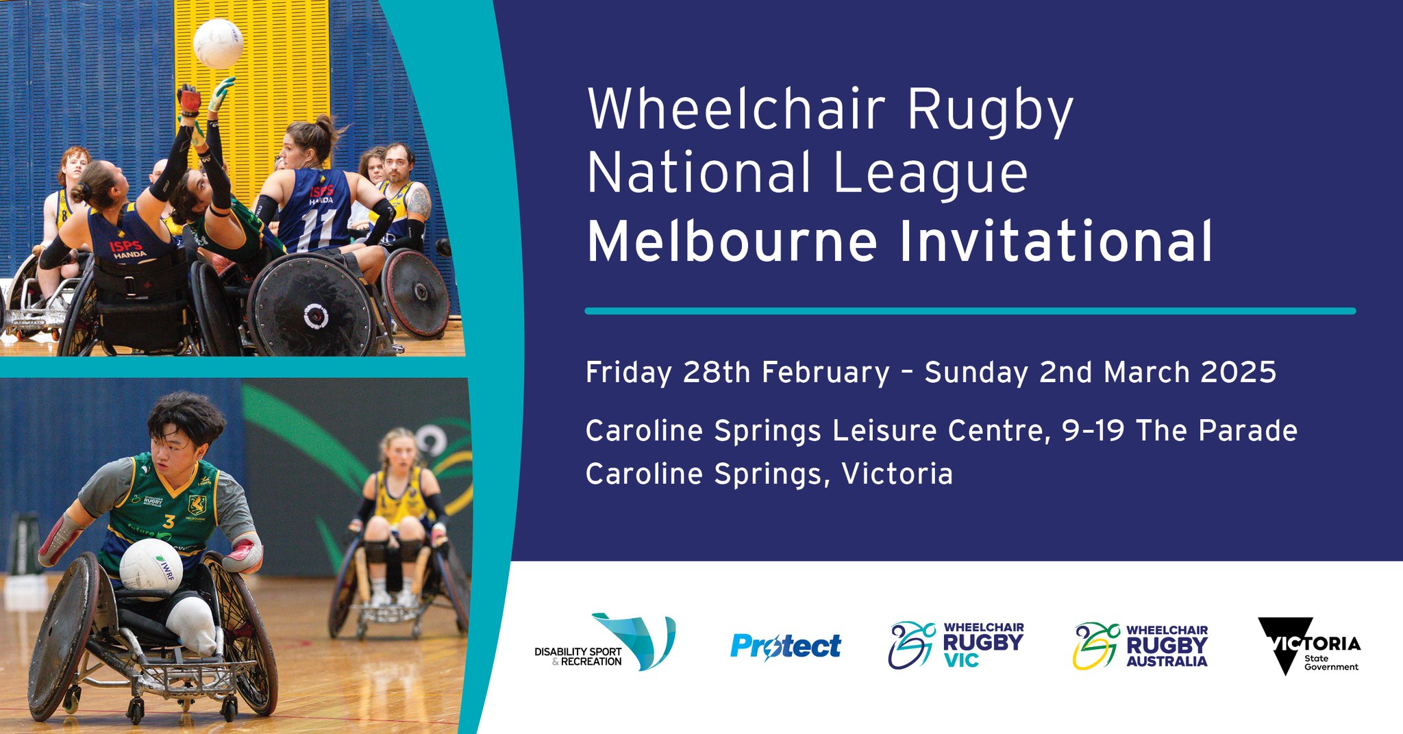 Melbourne Invitational Wheelchair Rugby - Friday 28th February 2025 