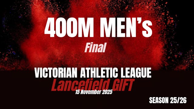 Lancefield Gift - 400m Mens Final