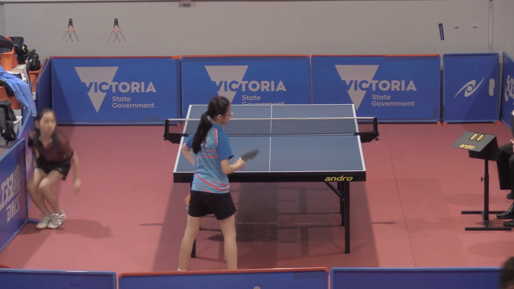 Hopes Girls' Singles SF Lily Zhang (NSW) vs. Ella Yu (QLD)