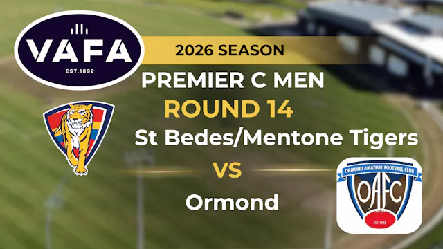 VAFA 2026 R14 PREM C Men's SBMT V Ormond