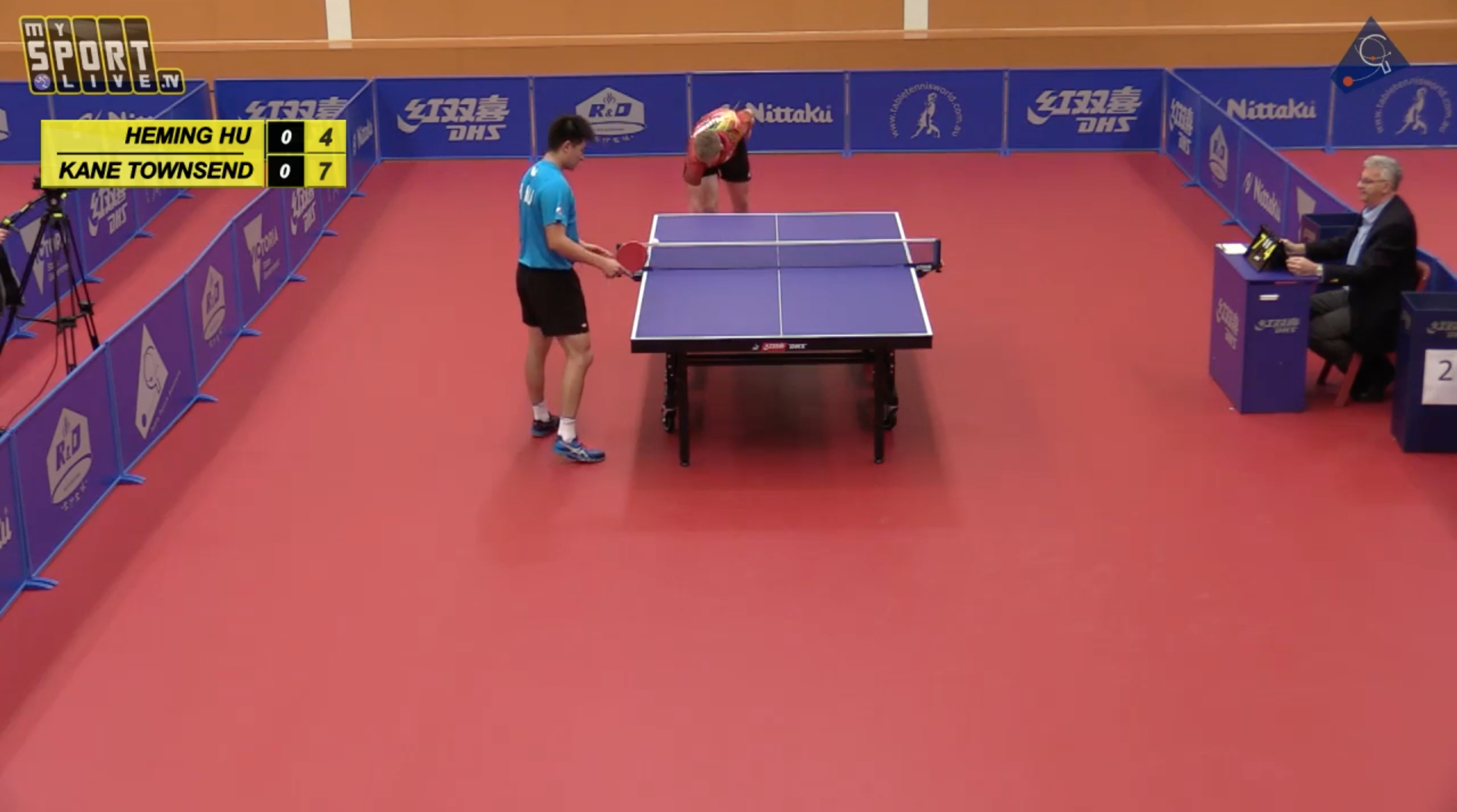 SAT - TABLE 1: Men's Singles Final