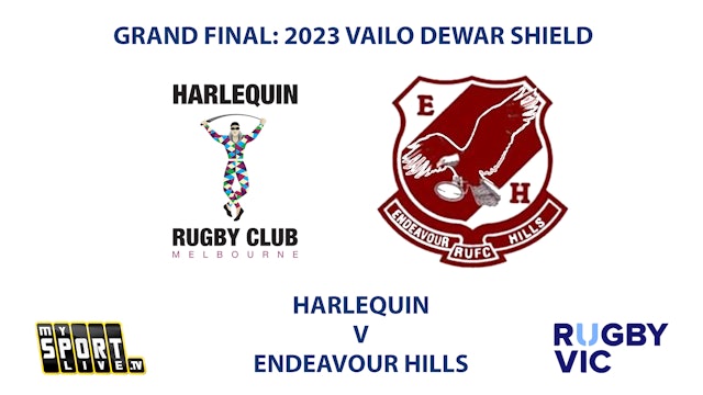 Grand Final: 2023 VAILO DEWAR SHIELD -  Harlequin vs Endeavour Hills