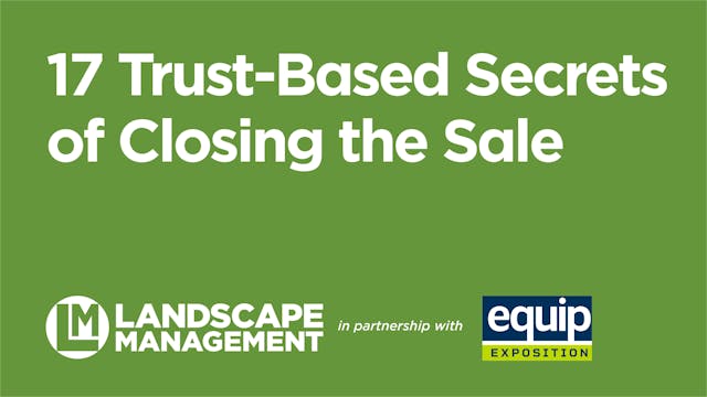 17 Trust-Based Secrets of Closing the Sale