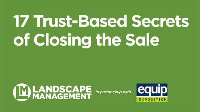 17 Trust-Based Secrets of Closing the Sale