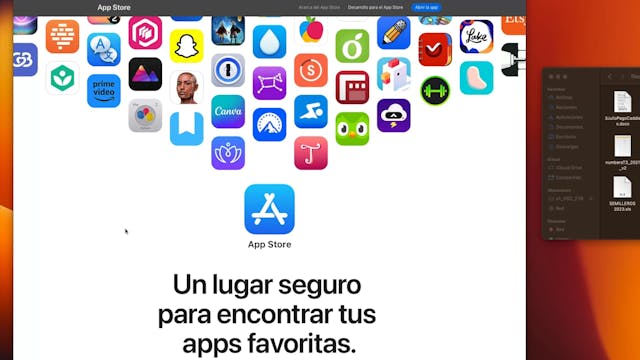 Instalar aplicaciones y el AppStore