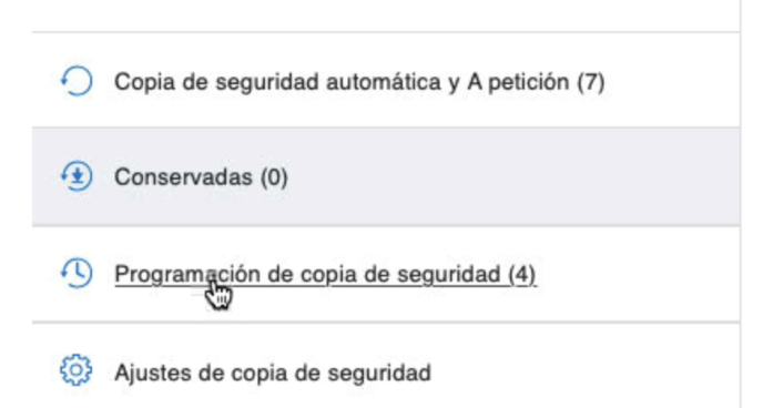 CFMS Backups Claris FileMaker Server Programación copias locales