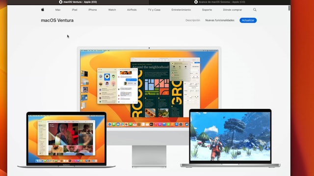 macOSxVentura Primer paso