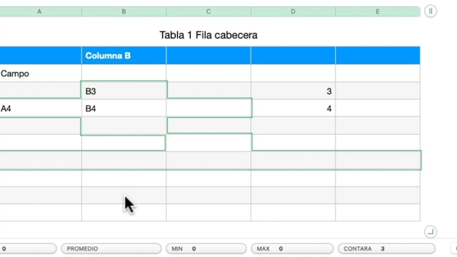 Numbers Curso básico: v3 seleccionar texto