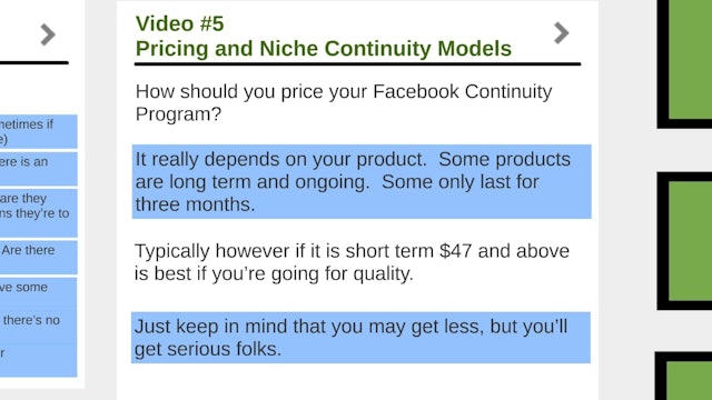 Facebook Traffic: 5 - Price and Models