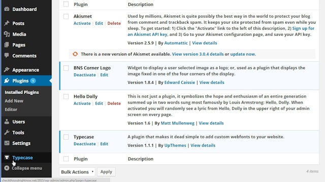 Wordpress Customization: 8 - Google WebFonts