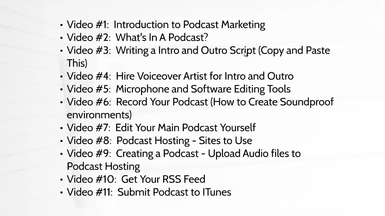 Start a Podcast: 1 - Intro