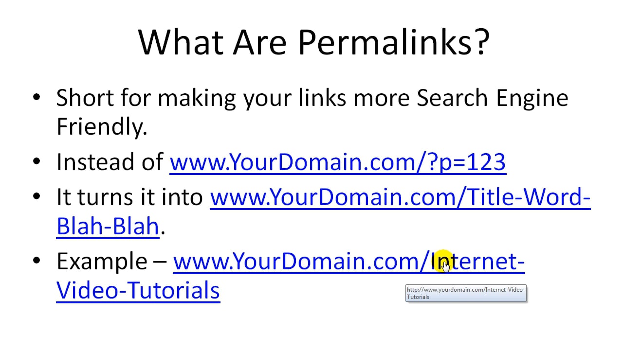 Building Your Website: 6 - How to Change Permalinks Structure