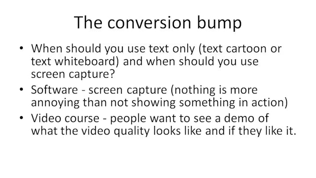 Video Sales Letters: 9 - Text vs. Screen Capture