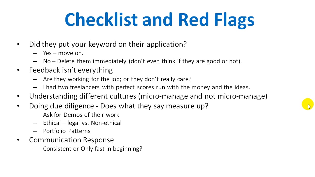 Design, Develop, & Sell: 10 - Sifting Experts