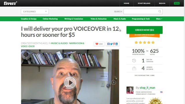 Start a Podcast: 4 - Hire a Voiceover...