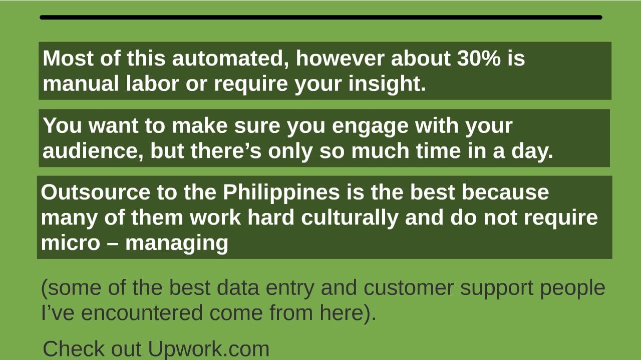 Facebook Traffic: 9 - Outsourcing