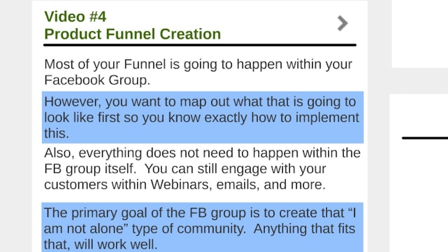 Facebook Traffic: 4 - Funnel Mapping