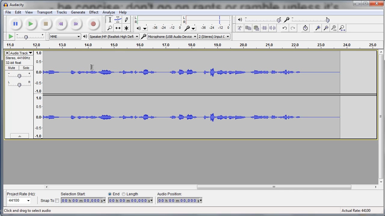 Start a Podcast: 6 - Recording the Podcast