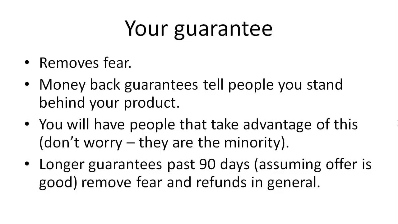 Video Sales Letters: 7 - The Formula, Part 3