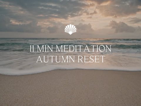 11 min Meditation Autumn reset