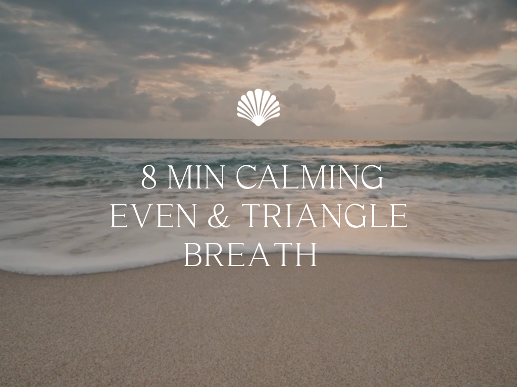 8 min Breath work Calming Even & Triangle Breath