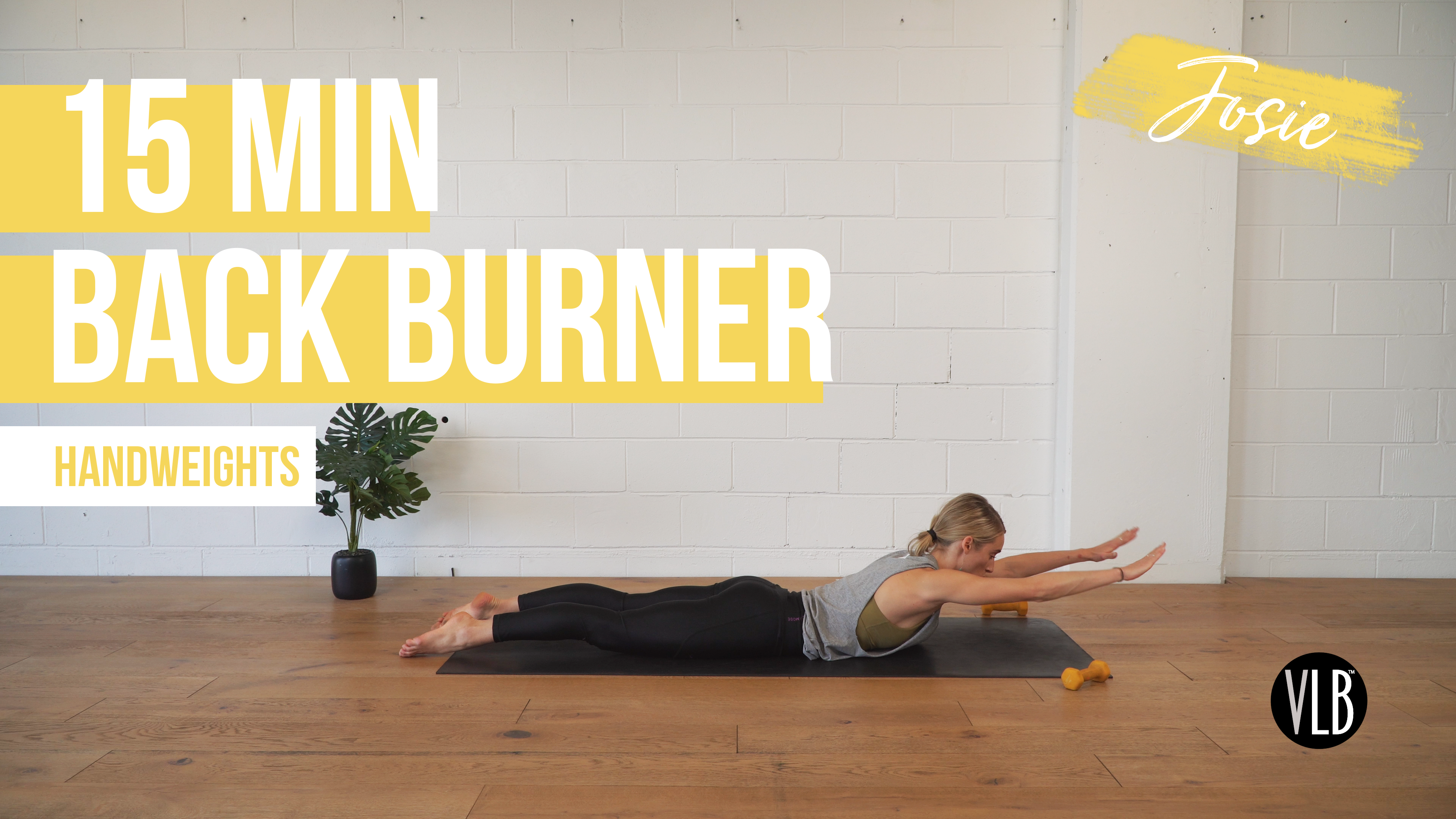 15 Min Back Burner with Josie